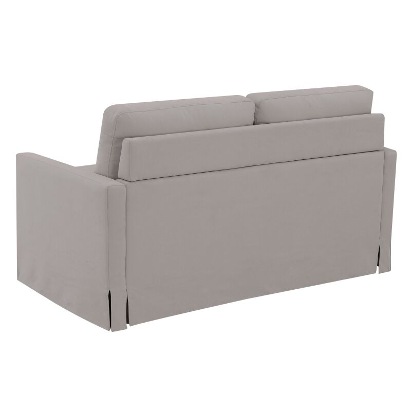 Ds D272 701 1 Modern Slipcover Style Sofa In Storm Gray S4