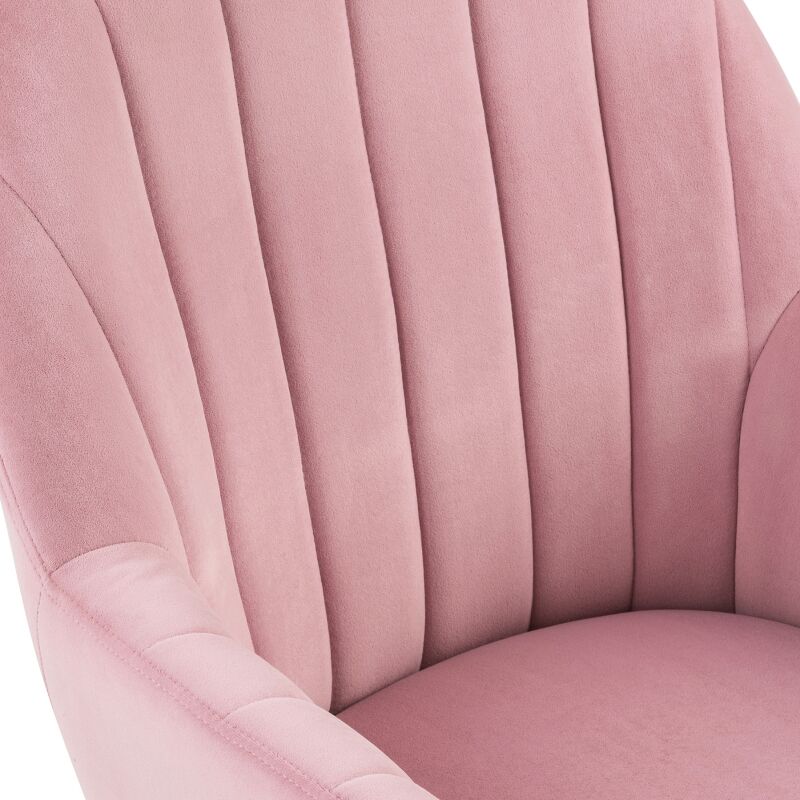 Ds D274 705 3 Channeled Back Office Chair In Blush Di1