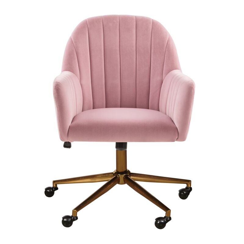 Ds D274 705 3 Channeled Back Office Chair In Blush S1