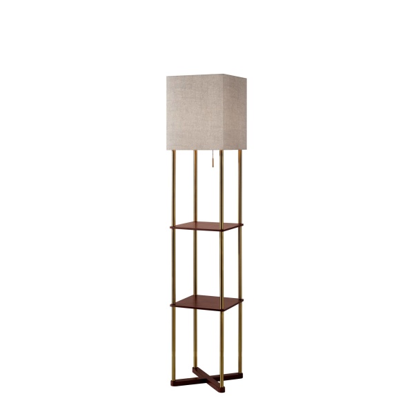 3183-21 Harrison Shelf Floor Lamp
