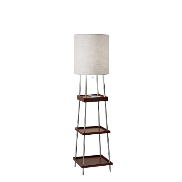 3459-15 Henry AdessoCharge Shelf Floor Lamp