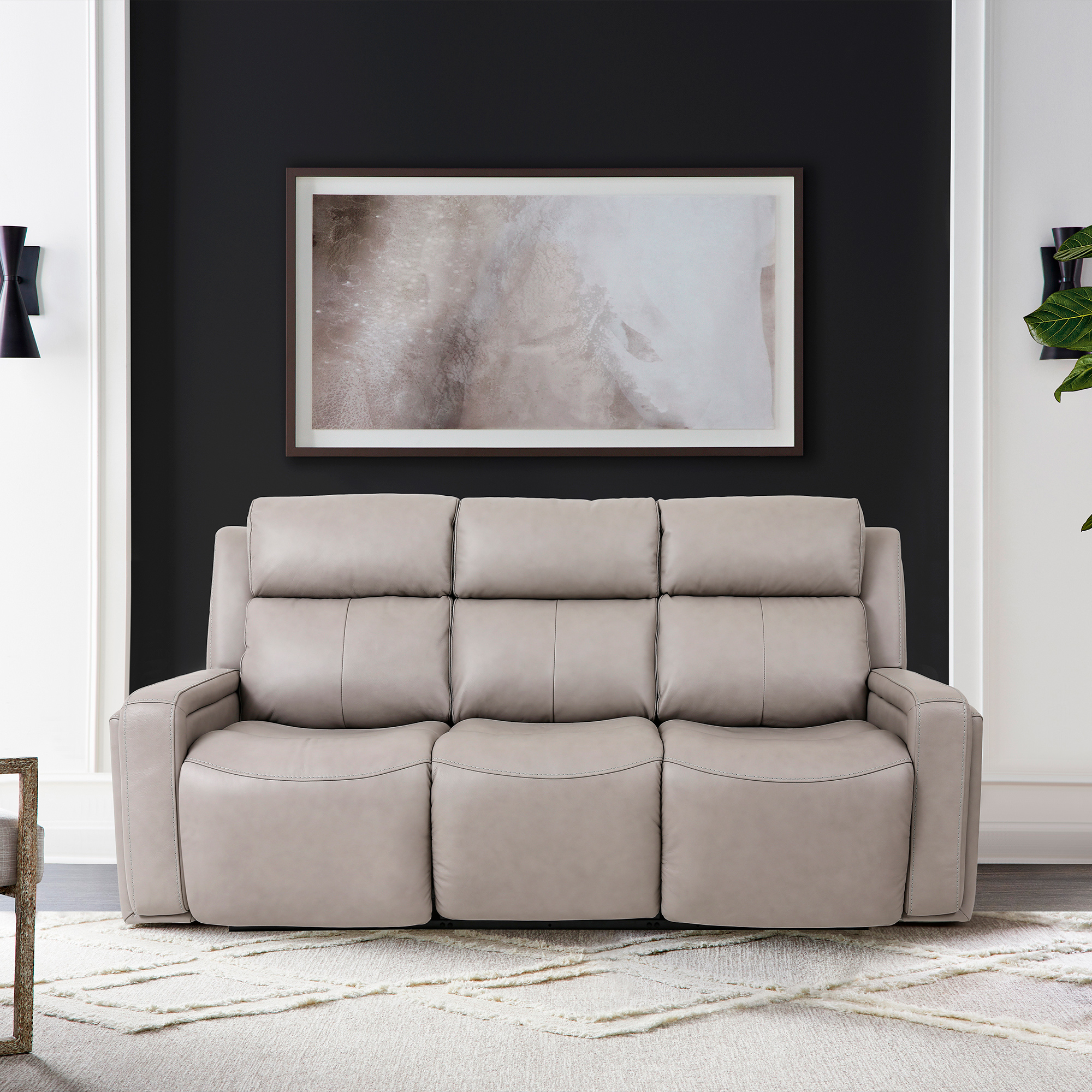 Lumbar Support Reclining Sofa