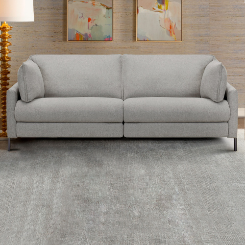 LCJU3GREY Juliett 80 Modern Gray Fabric Power Reclining Sofa