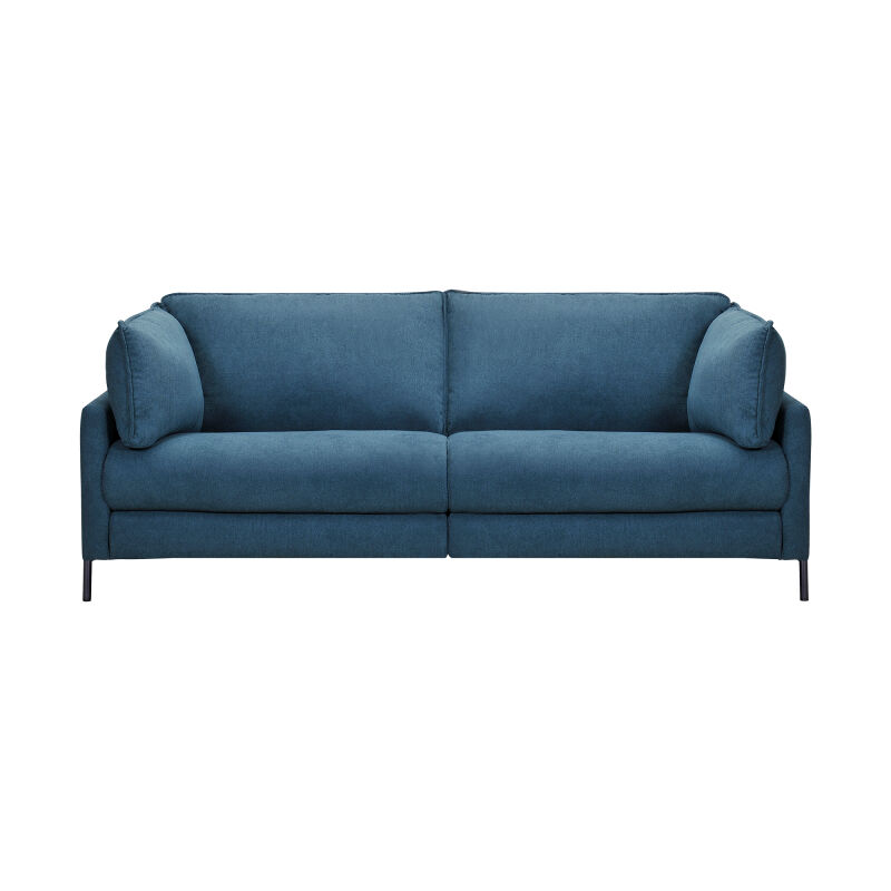 LCJU3LBLU Juliett 80 Modern Blue Fabric Power Reclining Sofa