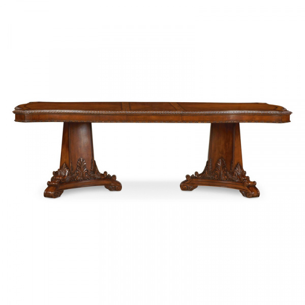 Art Furniture Old World Double Pedestal Dining Table