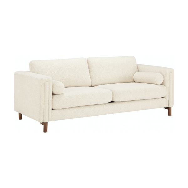 Bobby Berk Larsen Upholstered Sofa in Ivory Boucle by ART Furniture