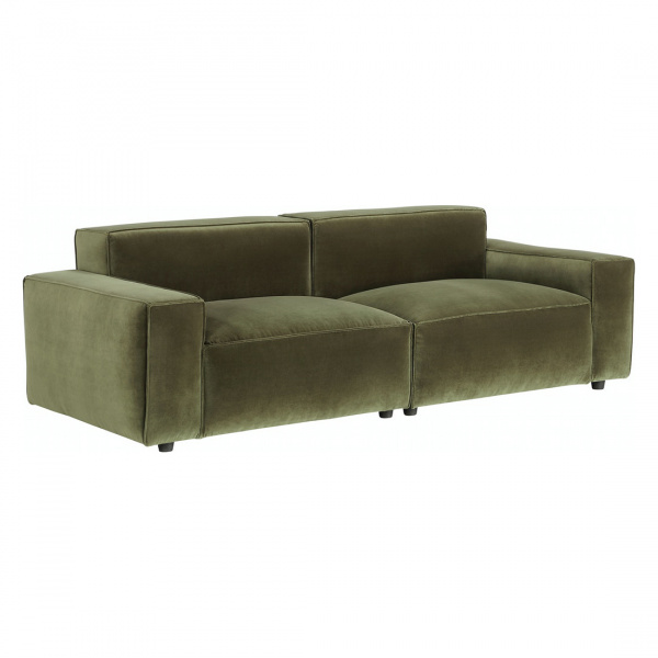 539549-5003S2 Bobby Berk Olafur Upholstered 2-piece Modular Loveseat in Moss by ART Furniture