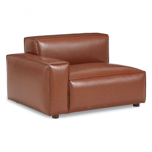 539549 5103s2 Bobby Berk Olafur Upholstered 2 Piece Modular Loveseat In Caramel By Art Furniture 02