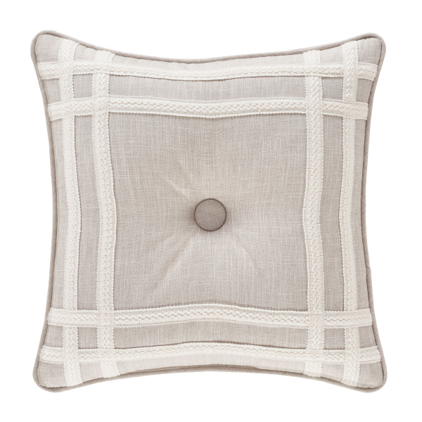 Lauralynn 18" Square Decorative Throw Pillow Beige