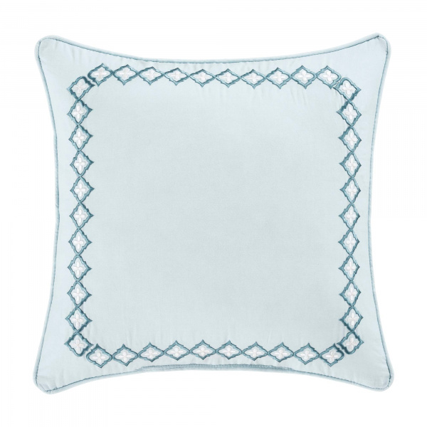 Mikayla 16" Square Embellished Decorative Throw  Pillow