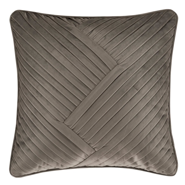 Milan Oatmeal 18" Square Decorative Throw Pillow