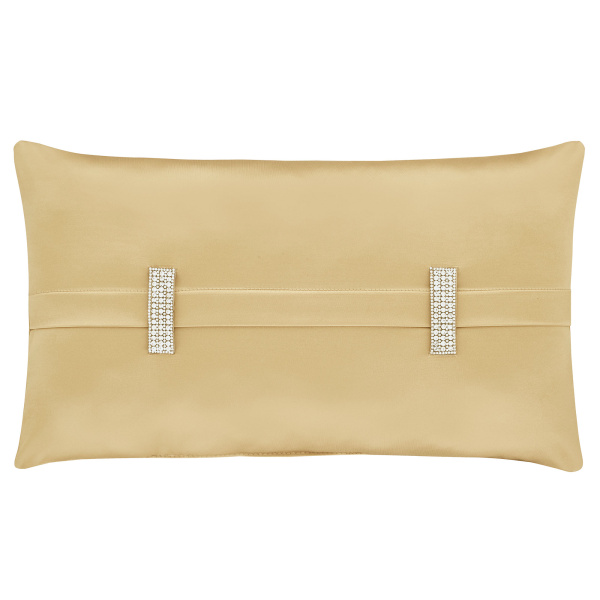 Satinique Gold Boudoir Decorative Pillow