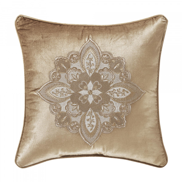 Sandstone 18 Square Embellished Decorative Throw Pillow