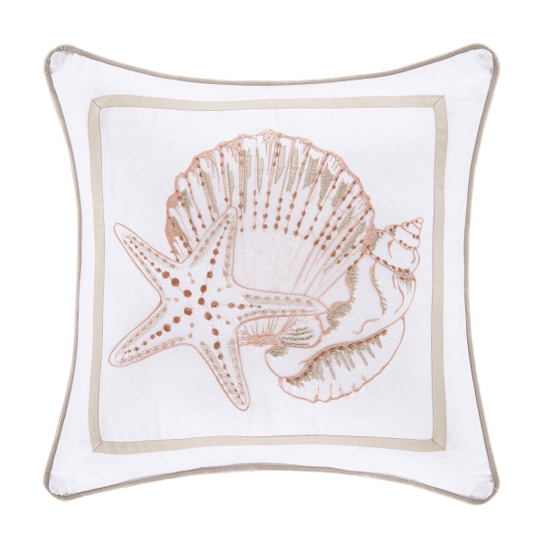 Water Front 16" Square Decorative Throw Pillow