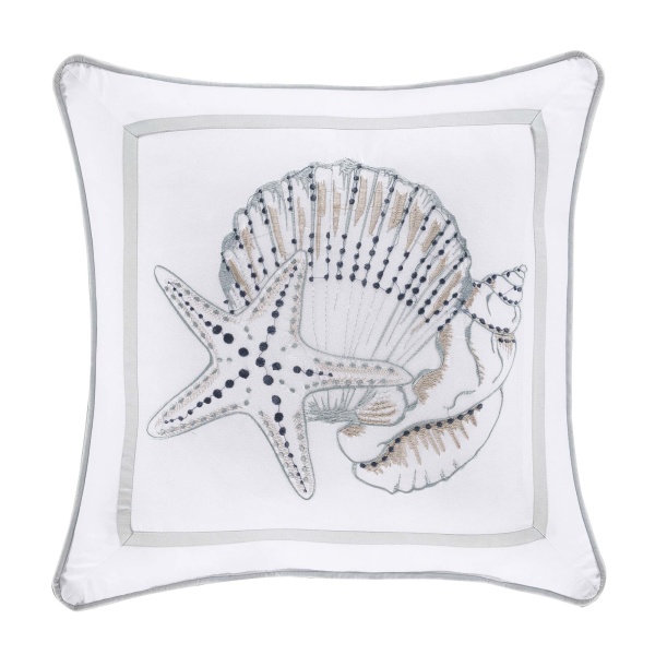 Water Front 16" Square Decorative Throw Pillow