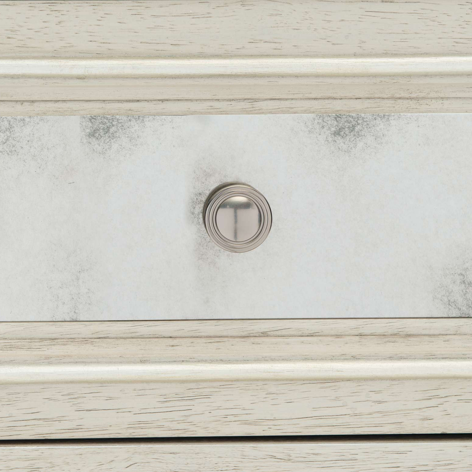 Allure Hall Chest in Manor White/Silver Luster by Bernhardt