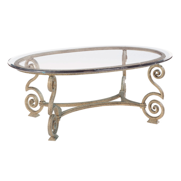 Bernhardt Solano Oval Cocktail Table