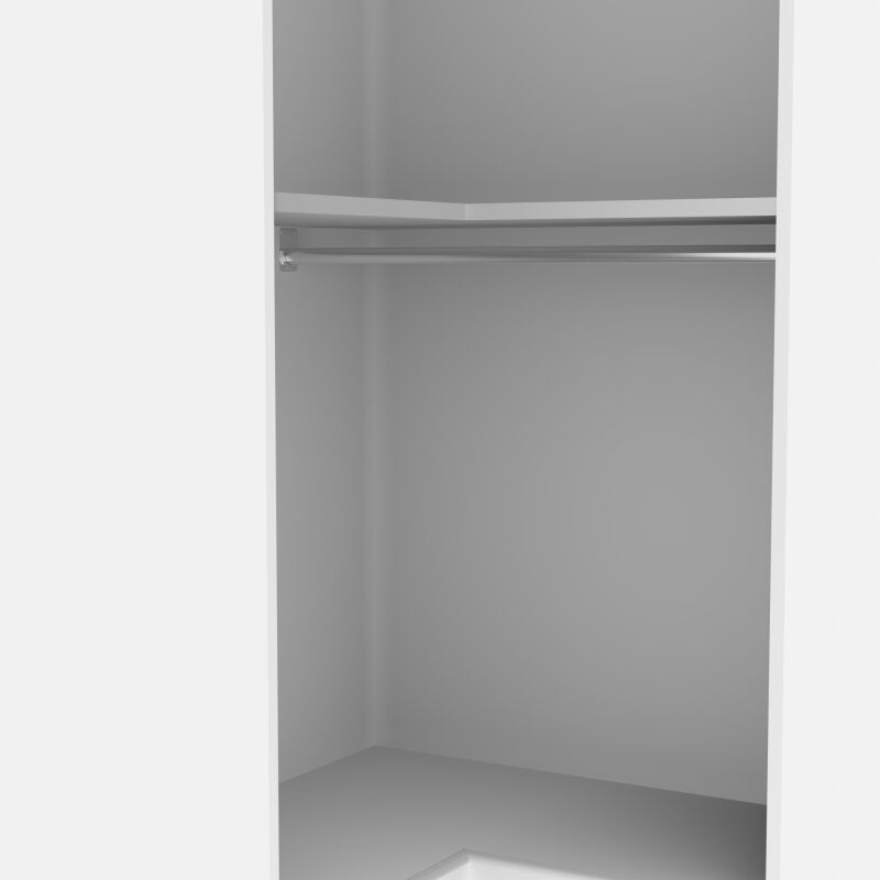 40165 17 Bestar Versatile 36r Corner Closet Organizer In White 13