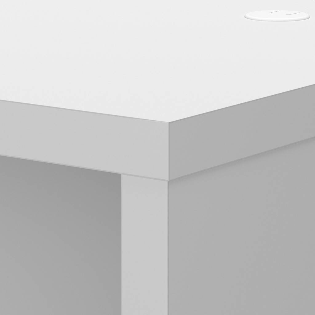 72W Credenza/Desk in White by Bush