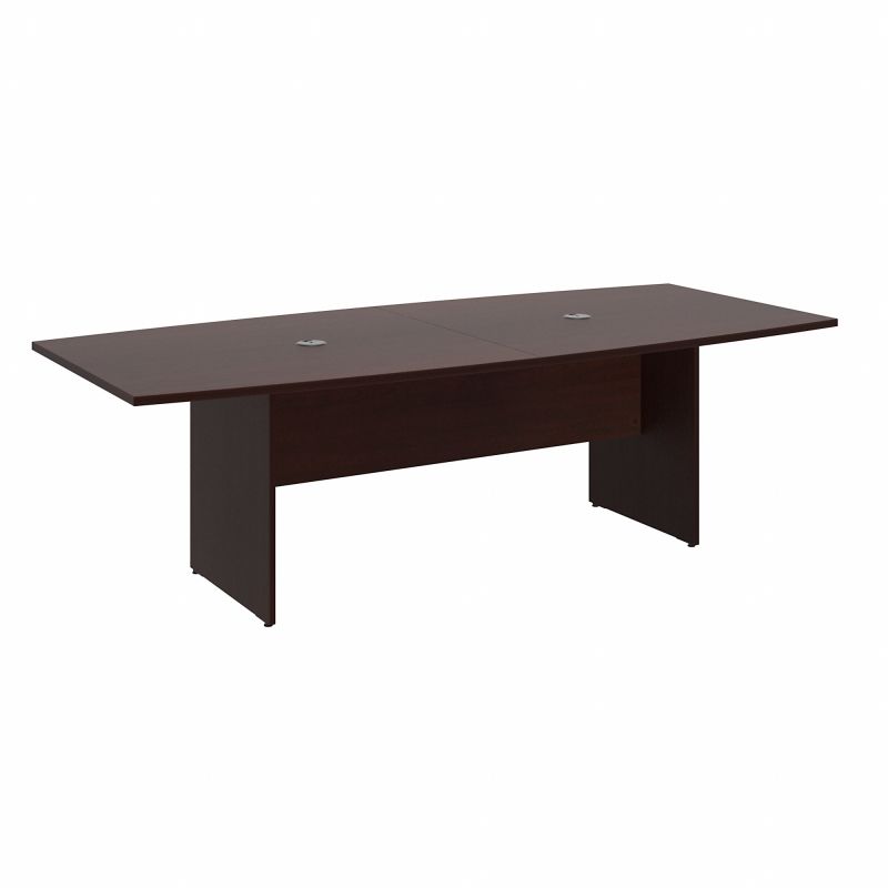 99TB9642CSK 96W x 42D Boat Top Conference Table w Wood Base