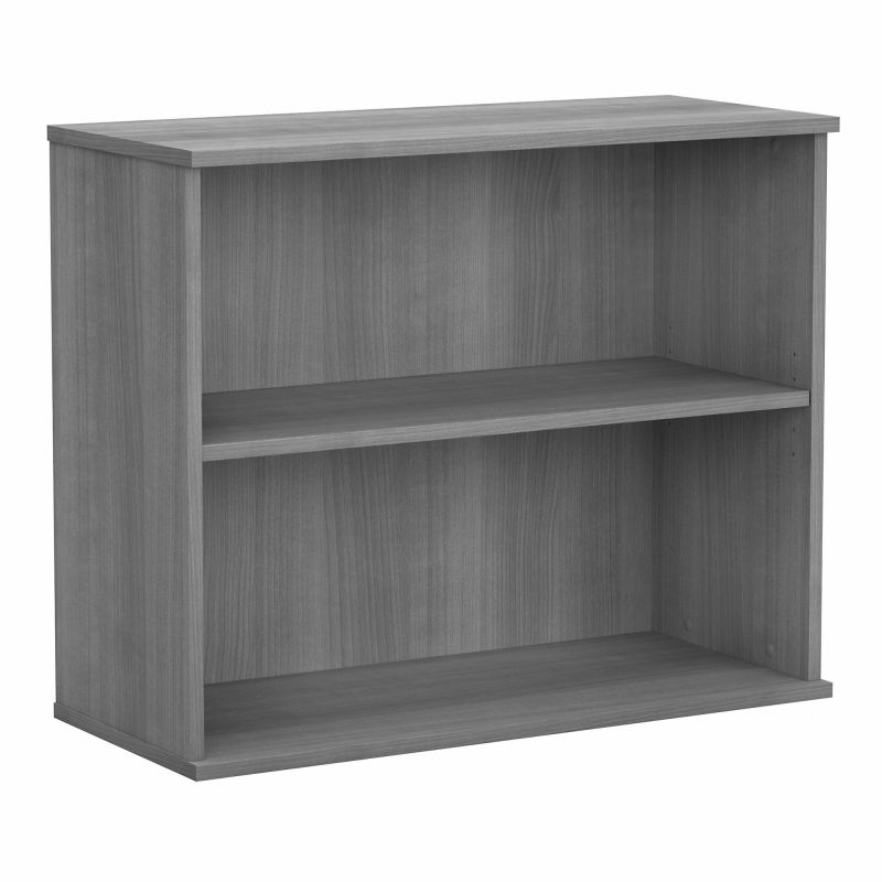 BK3036PG 30H 2 Shelf Bookcase Platinum Gray
