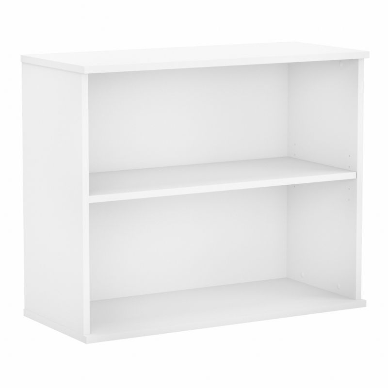 BK3036WH 30H 2 Shelf Bookcase White
