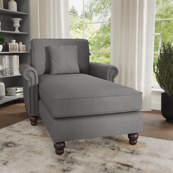 CVM41BFGH-03K Chaise with Arms French Gray