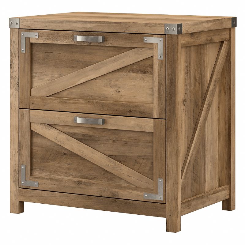CGF129RCP-03 Cottage Grove 2 Drawer Lateral File Cabinet in Reclaimed Pine