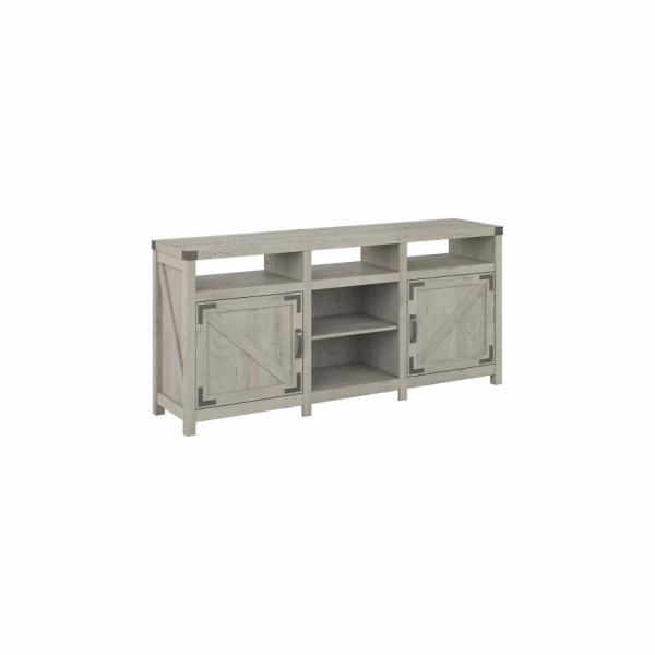 CGV265CWH-03 kathy ireland® Home by Cottage Grove 65W Farmhouse TV Stand for 75 Inch TV in Cottage White