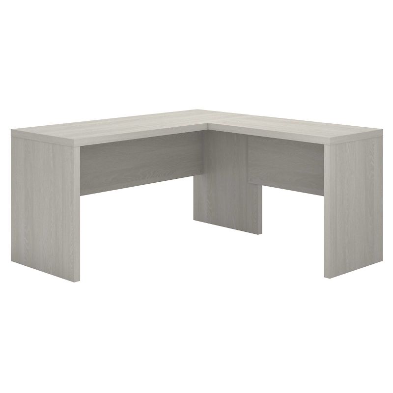 L Shaped Desk in Gray Sand