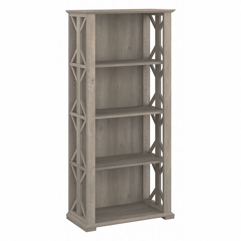 HOB166DG-03 4 Shelf Bookcase