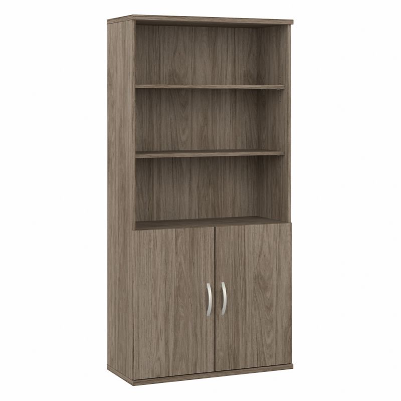 HYB024MH 5 Shelf Bookcase with Door Kit
