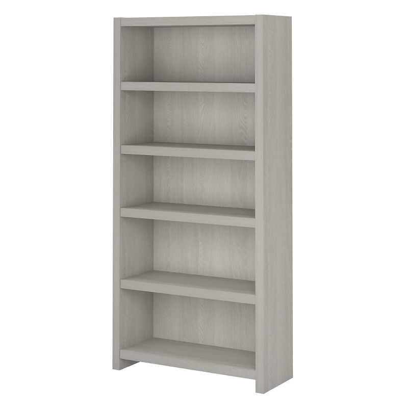 KI60204-03 5 Shelf Bookcase in Gray Sand