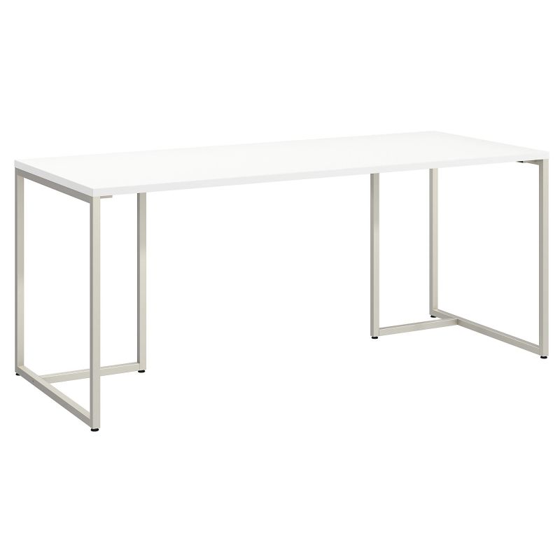 72W Table Desk in White