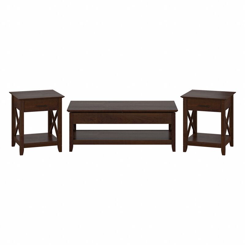 KWS076BC Lift Top Coffee Table and End Tables
