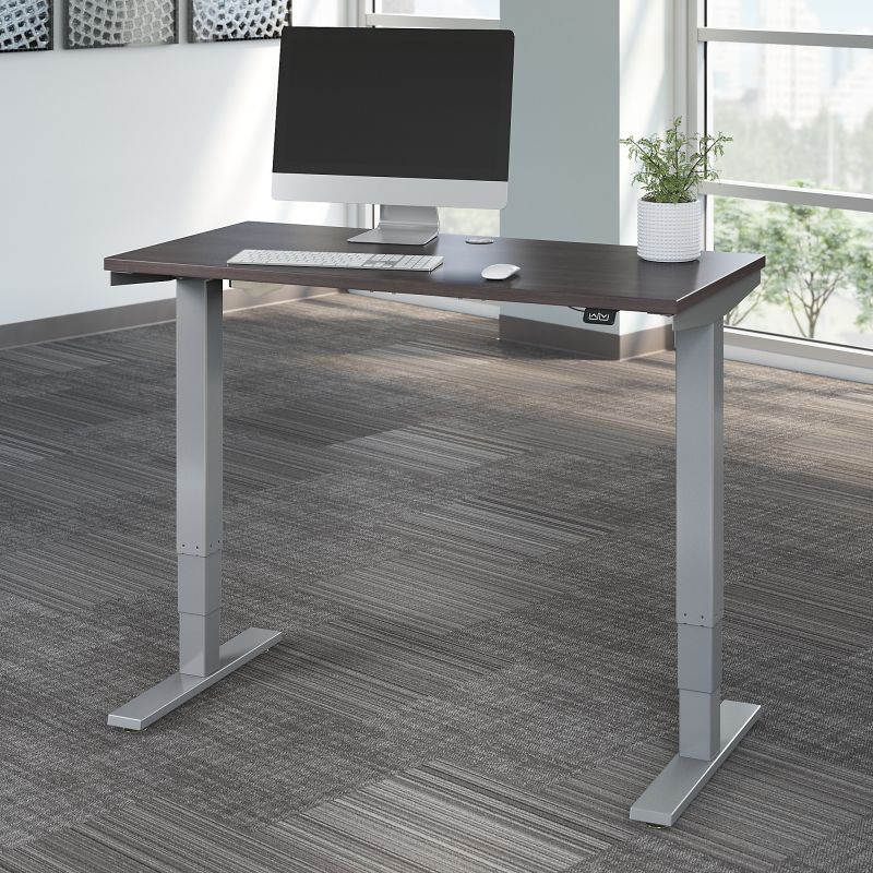 M4S4824SGSK 48W x 24D Electric Height Adjustable Standing Desk in Storm Gray