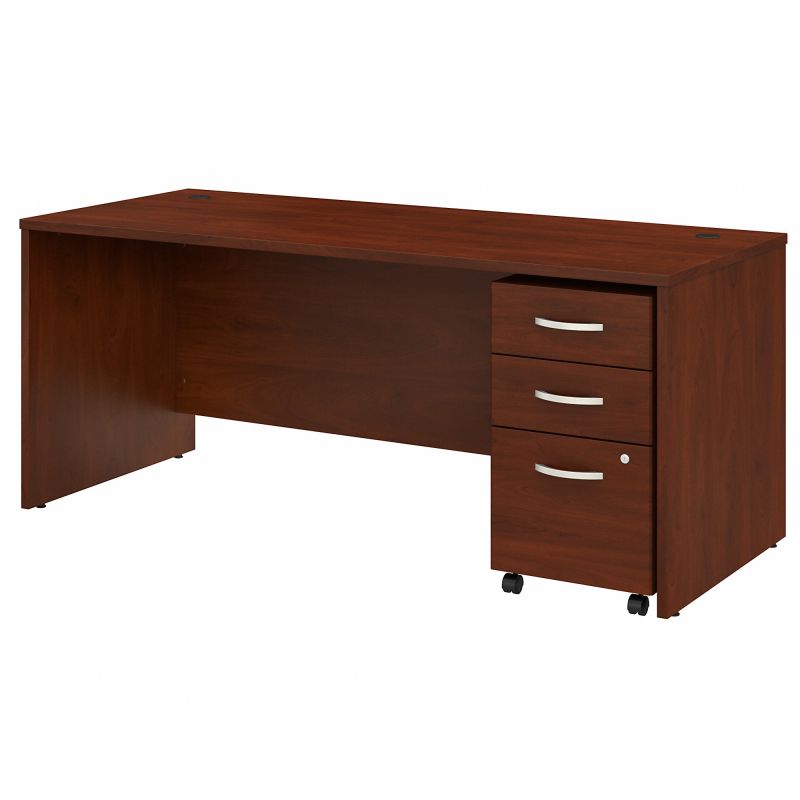 STC013HCSU 72W x 30D Desk with 3 Drawer Mobile Pedestal