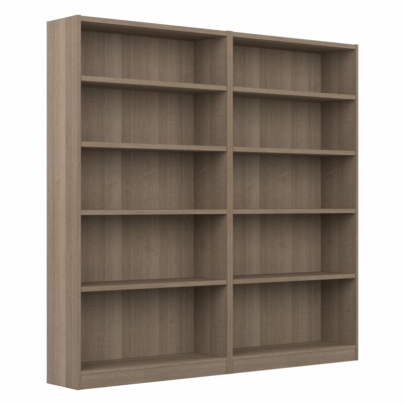 UB003AG 5 Shelf Bookcase Set of 2