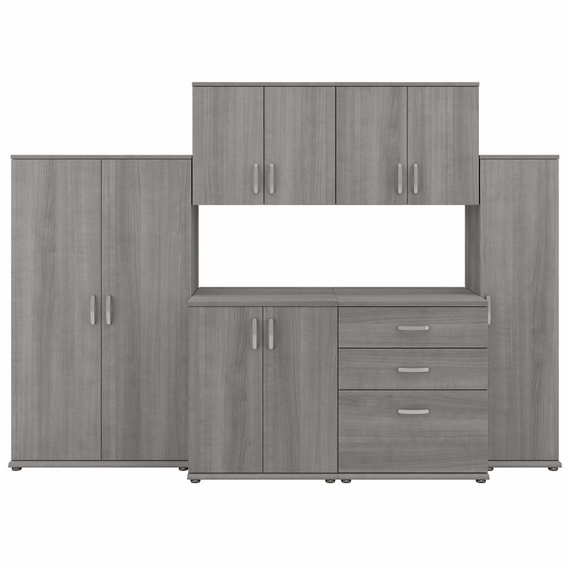 UNS002PG Modular 108W Storage Cabinet System with Wall Mount Cabinets