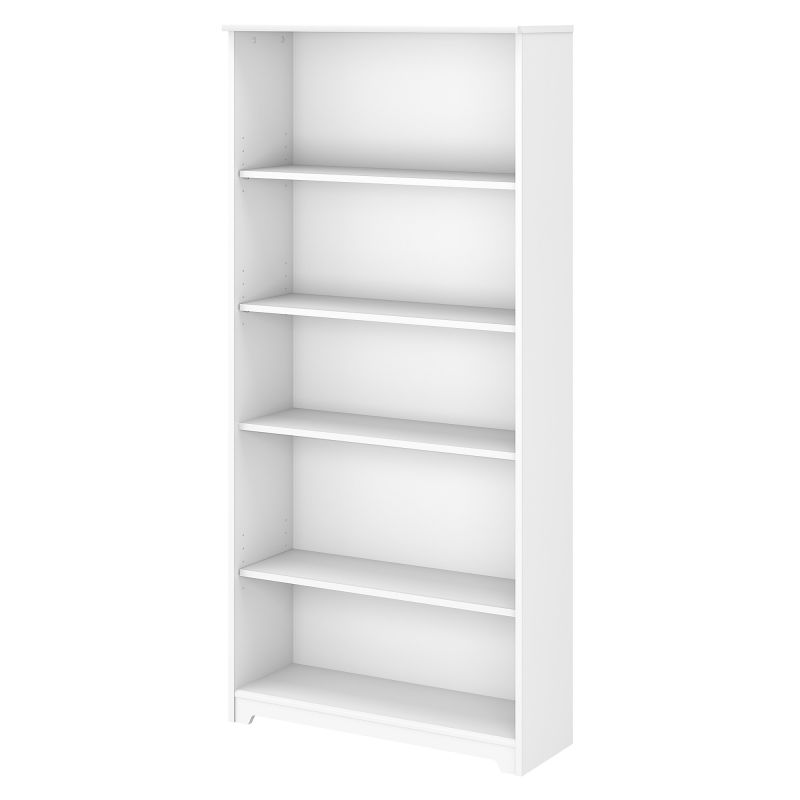 5 Shelf Bookcase in White by Bush