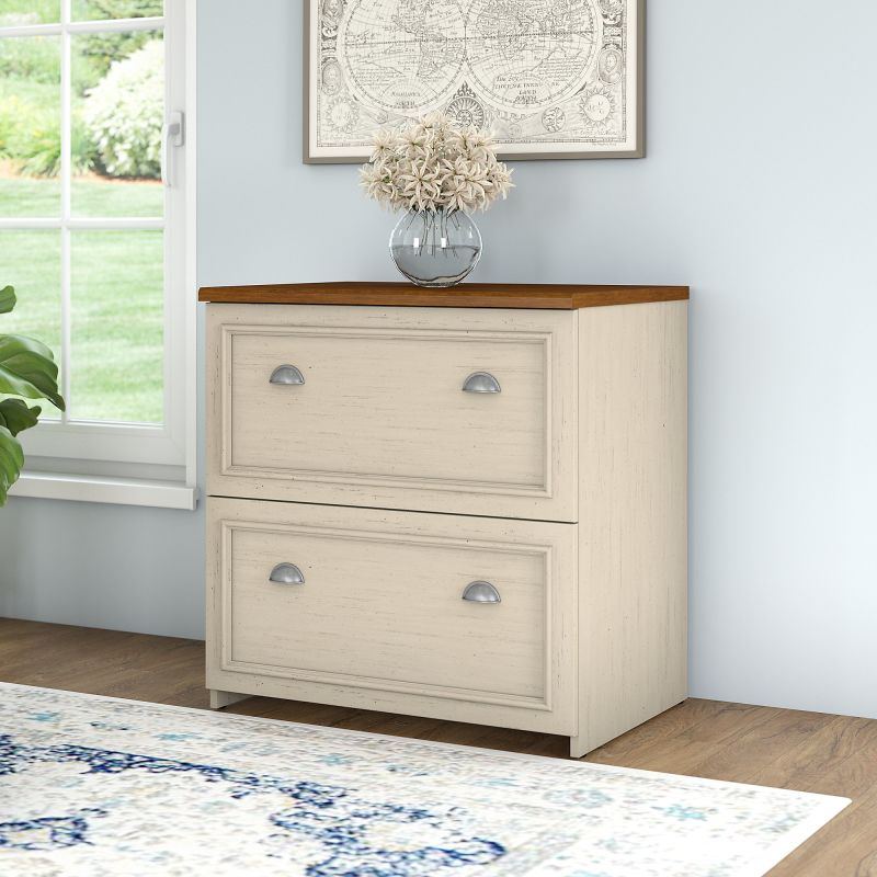 WC53281-03 Lateral File Cabinet in Antique White