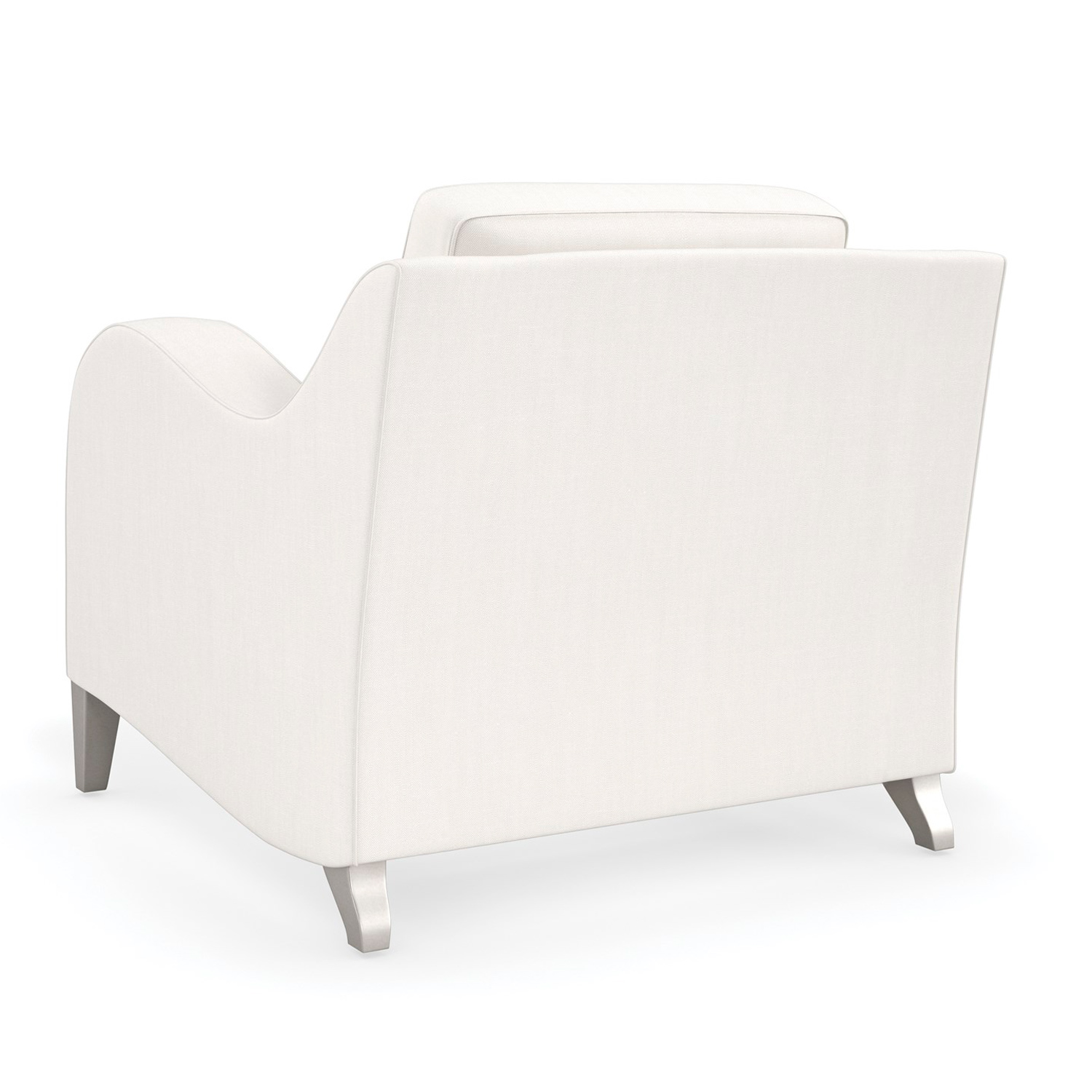 Victoria Sofa Chair in Cream by Caracole