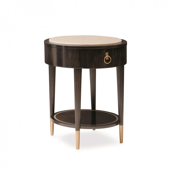 B091-330 Caracole Everly Round Side Table
