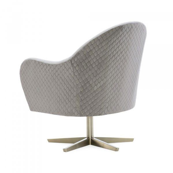 Caracole Verge Swivel Chair M100 419 231 A Back