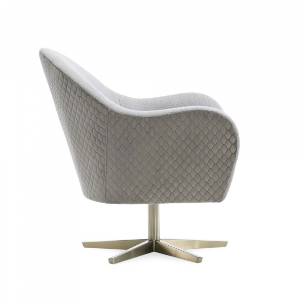Caracole Verge Swivel Chair M100 419 231 A Side