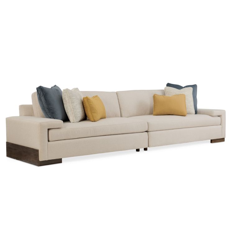 M090-018-SEC2-A Caracole I'm Shelf-ish Upholstery 2 Piece Sectional Sofa