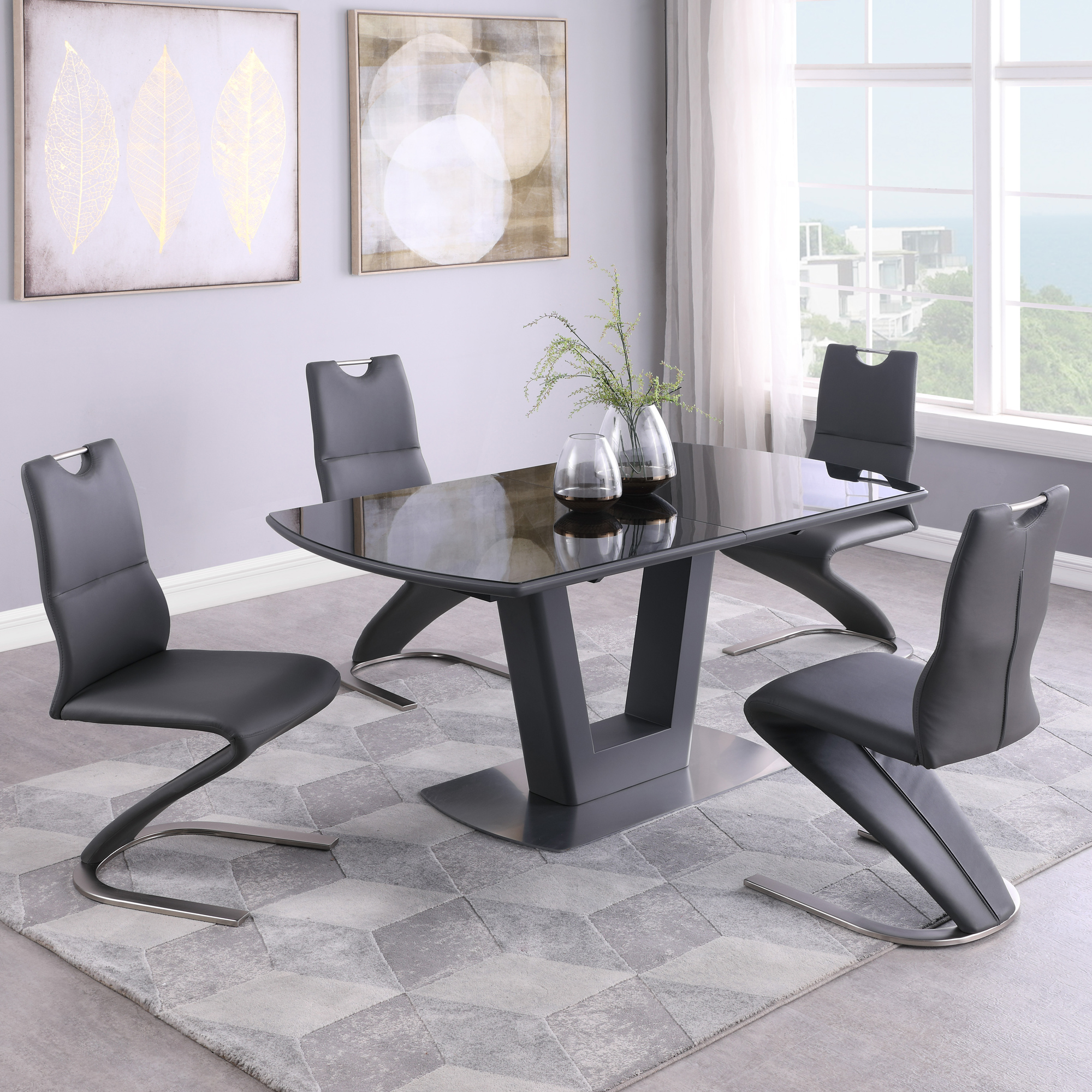 https://www.homethreads.com/files/chintaly/suri-5pc-contemporary-dining-set-extendable-glass-table-z-shaped-chairs-1.jpg