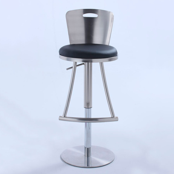0406 As Chintaly Metal Back Adjustable Height Stool 5
