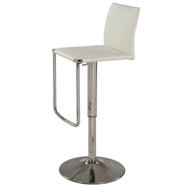0801 As Wht Chintaly Low Back Pneumatic Adjustable Swivel Stool 4