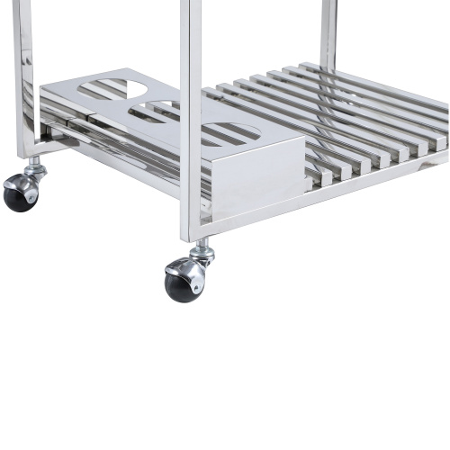 3030 Tc Contemporary Stainless Steel Tea Cart 5